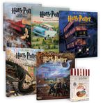 J.K. Rowling Bücherset - Harrry Potter Schmuckausgabe Band 1-5 - Illustrierte Hardcover-Bücher mit großformatigen Bildern und Lesebändchen - Exklusive Sammleredition inkl. 1x Bertie Botts Bohnen 35g