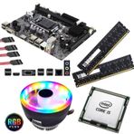 J-Tech İ5-2400 İşemci + Turbox H61 1155 Pin Anakart + 16 GB Ram + Rgb CPU Fan Bundle Set