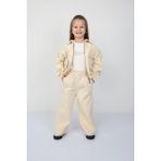 Jabber Gabardin Ceket T-Shirt Pantolon 3lü Takım - 3 - 4 Yaş - Bej