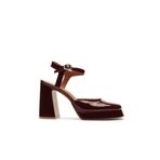 Jabotter Babs Rugan 10 Cm Platform Topuklu Ayakkabı,Bordo 37