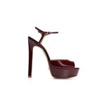 Jabotter Brida Rugan 14 Cm Platform Topuklu Ayakkabı,Bordo 35