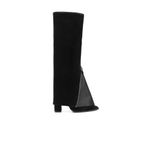 Jabotter Chapman Süet 10 Cm Topuklu Çizme,Siyah 35