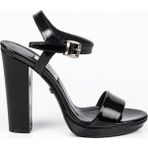 Jabotter Daff Siyah Rugan 13 cm Platform Topuklu Ayakkabı