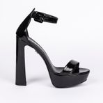 Jabotter Desire Siyah Rugan 14 cm Platform Topuklu Ayakkabı
