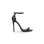 Jabotter Elegant Siyah 10 cm Deri Topuklu Ayakkabı