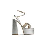 Jabotter Eliot Deri 16 Cm Platform Topuklu Ayakkabı,Lame Mat 41