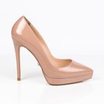 Jabotter Kendal Karamel Rugan 12 cm Stiletto Ayakkabı