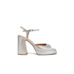 Jabotter Lisbon Deri 10 Cm Platform Topuklu Ayakkabı,Lame Mat 35