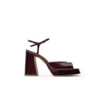 Jabotter Lisbon Rugan 10 Cm Platform Topuklu Ayakkabı,Bordo 36