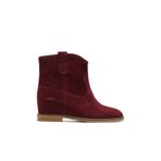 Jabotter Maran Süet 6 Cm Topuklu Bot,Bordo 35