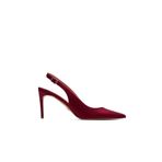Jabotter Palermo Saten 8 Cm Stiletto,Bordo 39
