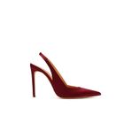 Jabotter Vienna Saten 10 Cm Stiletto,Bordo 36