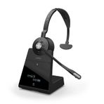 Jabra Engage 75 Kulak Üstü Dect Mono Kulaklık - Skype for Business Sertifikalı Kablosuz Kulaklık, Masa Telefonları ve Yumuşak Telefonlar için Gürültü Önleyici - Siyah - AB Versiyonu