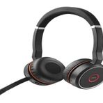 Jabra Evolve 75 SE kablosuz stereo kulaklık - Aktif gürültü azaltma özellikli mikrofonlu Bluetooth kulaklık - MS takımları için sertifikalı, tüm standart platformlarla uyumlu - siyah