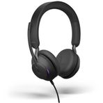 Jabra Evolve2 40 Se Usb-a Ms Stereo Kablolu Kulak Üstü Kulaklık Siyah
