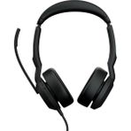 Jabra Evolve2 50 Duo USB Ms Kablolu Kulak Üstü Kulaklık - Siyah