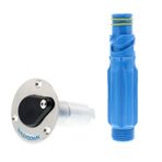Jabsco 31911-0000 Deniz Gömme Montajlı Paslanmaz Çelik Su Hortumu Güverte Bağlantısı Hortum Bağlantılı (1/2 "NPT Dişi Giriş)