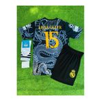 jabuka Real M.a.d.r.i.d 2024/25 Sezonu Dragon Desenli A.r.d.a-G.ü.l.e.r Konsept Çocuk Forması 4'lü Set