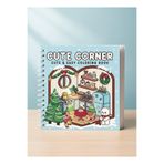 JACA Cute corner Çocuk Yetişkin Boyama Kitabı Seti KALIN SAYFALAR(21x21cm)