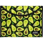 Jacbag A4 Çıtçıtlı Dosya Defter Tablet Yeşil Avokado Kadın Evrak Çantası