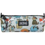 Jacbag Bıg Roll-Silindir Tip Kalem Kutusu - Beyaz - Turuncu