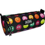 Jacbag Bıg Roll-Silindir Tip Kalem Kutusu - Fuşya - Turuncu