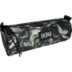 Jacbag Bıg Roll-Silindir Tip Kalem Kutusu - Gri - Siyah