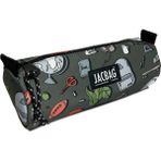 Jacbag Bıg Roll-Silindir Tip Kalem Kutusu - Gri - Turuncu