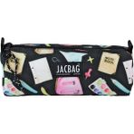 Jacbag Bıg Roll-Silindir Tip Kalem Kutusu - Pembe - Pudra