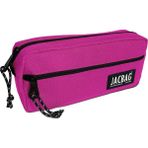 Jacbag Çift Fermuarlı Pembe Kız Çocuk Kalem Kutusu