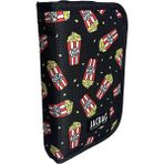 Jacbag Cover -Sert Kapaklı Lastikli Kalem Kutusu - Kırmızı - Sarı