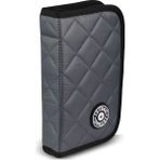 Jacbag Cover Soft-Sert Kapaklı Ayraçlı Kapitone Kalem Kutusu - 1 Adet - Gri