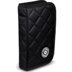 Jacbag Cover Soft-Sert Kapaklı Ayraçlı Kapitone Kalem Kutusu - 1 Adet - Siyah