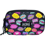 Jacbag Double Cover -Çift Kapaklı Kalem Kutusu - Açık Mor - Pembe