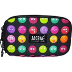 Jacbag Double Cover -Çift Kapaklı Kalem Kutusu - Fuşya - Turuncu