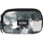 Jacbag Double Cover -Çift Kapaklı Kalem Kutusu - Gri - Beyaz