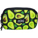 Jacbag Double Cover -Çift Kapaklı Kalem Kutusu - Kahve - Sarı