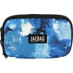 Jacbag Double Cover -Çift Kapaklı Kalem Kutusu - Mavi - Beyaz
