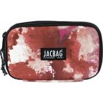 Jacbag Double Cover -Çift Kapaklı Kalem Kutusu - Pembe - Gri