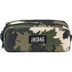 Jacbag Dual Pouch-Iki Bölmeli Kalem Kutusu - Haki - Taba
