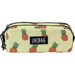 Jacbag Dual Pouch-Iki Bölmeli Kalem Kutusu - Sarı - Kahverengi