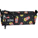 Jacbag Dual Prıme-Çift Bölmeli Üçgen Tip Kalem Kutusu - Kırmızı