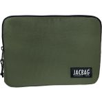 Jacbag Fermuarlı Tablet Çantası 10-11 İnç Tabletler İçin Suya Dayanıklı Polyester Malzeme - Haki