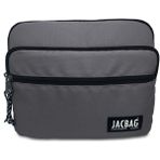 Jacbag Gri Üç Cepli Tablet Telefon Çantası - Erkek Çocuk/Yetişkin