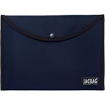 Jacbag Lacivert Erkek A4 Çıtçıtlı Dosya Defter Tablet ve Evrak Çantası