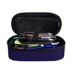 Jacbag Mor Kadın/Kız Çocuk Oval Xl Organizer Kalem Kutusu Kalemlik
