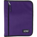 Jacbag Mor Renkli OrganiZip-Fermuarlı Dosya Çanta A4 Yüksek Kaliteli Kumaş ile 9+ Yaş İçin