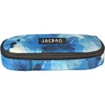 Jacbag Oval Kalem Kutusu Medıum - Mavi - Beyaz