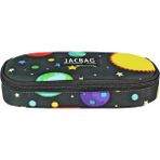 Jacbag Oval Kalem Kutusu Medıum - Siyah - Sarı