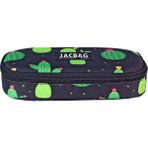 Jacbag Oval Kalem Kutusu Medıum - Siyah - Yeşil
